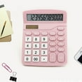 thumbnail image 7 of CASAFUN Protable 12 Digits Desktop Calculator with Large LCD Display Dual Solar Power and Battery,back to School Supplies for Kids,Small Desktop Calculator Standard Function for Home,Office,School, 7 of 7