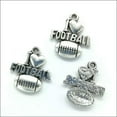 thumbnail image 4 of U8MO 4/20/40X Retro I LOVE Football Alloy Charms Pendants Jewelry Making DIY 20*18mm-40pcs, 4 of 5