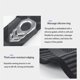 thumbnail image 4 of Sonducket 2Pcs Knees Sleeves Comfortable Knee Pads Knitted Gift Male Brace Basketball Running Pain Application Relief Protectors Wide Ciclismo No.2, 4 of 6