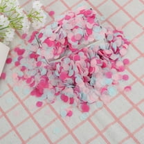 IDEANATEGRATE Pink Light Blue Light Pink Rose Confetti Balloons Balloon Decoration For Birthday Party 1 Set