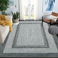 thumbnail image 3 of Tzou Modern Braid Print Washable Area Rugs 5x7ft with Anti-Slip TPR Back, Ultra-Thin Carpet for Living Room Bedroom Dining Room, 3 of 7