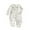 B White, variant on Newborn Onesies Girl Infant Boys Girls Soft Breathable Long Sleeve Flowers Prints Ribbed Romper Newborn Jumpsuit Barboteuse Bebe Fille White 12 Months-18 Months