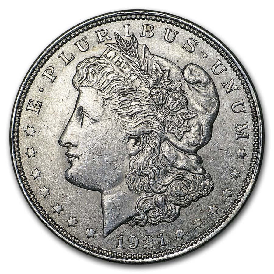 1 Bulk Lot 1921 P or D or S Morgan Silver Dollar 90% Eagle Rev Bullion 