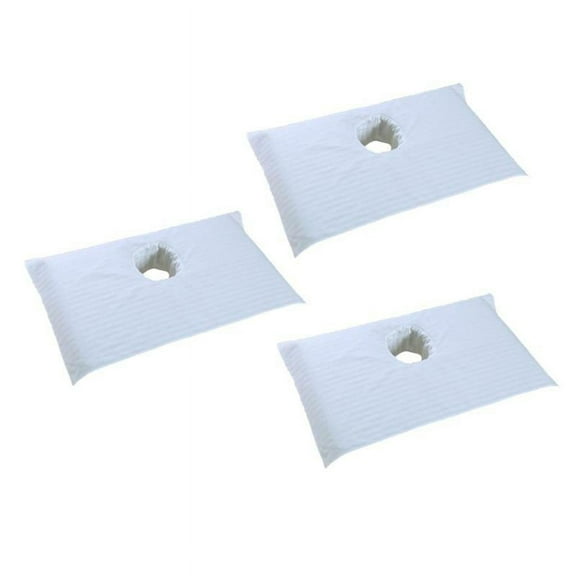 3x Massage SPA Treatment Bed Cover Sheet With Breath Hole White