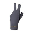 thumbnail image 3 of Guantes de billar de 3 dedos, manoplas de taco, antideslizantes, de poliéster transpirable. Gris, 3 of 8