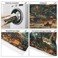 thumbnail image 3 of Pumpkinhead CastleWasher and Dryer Covers Dust-Proof and Oil Resistant Fridge Cover with 4 Storage Pockets Washing Machine Top Cover for Laundry Kitchen Home 51.2 x 22 In, 3 of 6