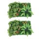 thumbnail image 1 of 2 Piezas 60x40 Cm Hierba Artificial Pradera Pared Paneles de Hierba Verde Pntas de Hoja Caduca Panel de Pared Sunnimix Césped de césped artificial, 1 of 8