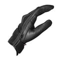 thumbnail image 3 of Men's Premium Leather Street Motorcycle Protective Cruiser Biker Gel Gloves S, 3 of 6