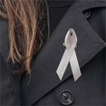 thumbnail image 4 of Clearance! Memorial Ribbon In forever In Our Hearts Ribbons Remembrance Service Office&Craft&Stationery,White, 4 of 4