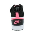 thumbnail image 3 of Nike Boy's Court Borough Mid 2 (Big Kid) Black/Sunset Pulse/White 3.5 Big Kid M, 3 of 4