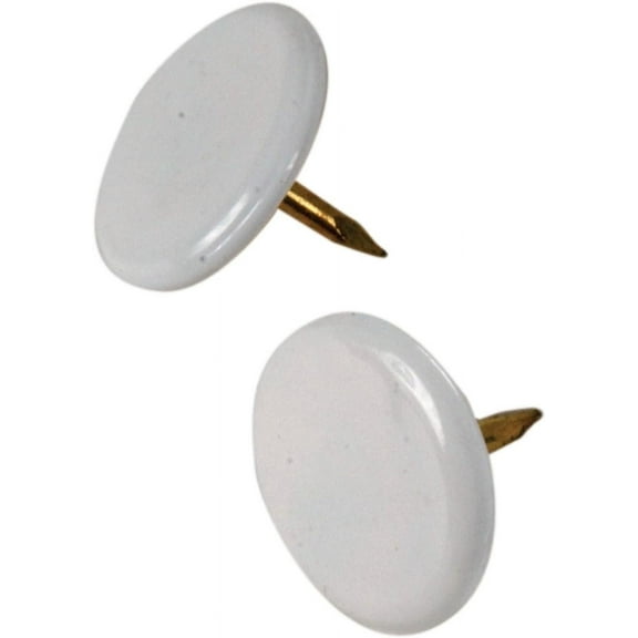 The Hillman Group White OOK 122674 Thumb Tacks, Pack of 1