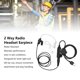 thumbnail image 4 of Auriculares de Micrófono de Radio de 2 Vías, Auricular de Micrófono de Radio de Radio A 2 A Auriculares Versátil de 360 ​​Grados de 360 ​​Grados para Alan 421, 4 of 7