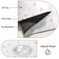 thumbnail image 6 of Area Rug for Living Room, Valentine's Day Non-Slip Indoor Large Carpet for Bedroom/Dining Room, Romantic Love Blank Minimalist White Washable Low-Profile Rectangle Floor Runner Rugs - 6 x 9 Ft, 6 of 7
