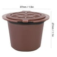 thumbnail image 4 of Qiilu 3Pcs Household Reusable Coffee Capsules Filter Refillable Capsules Cup Fit for Nespresso, Capsules Filter, Coffee Reusable Filter, 4 of 7