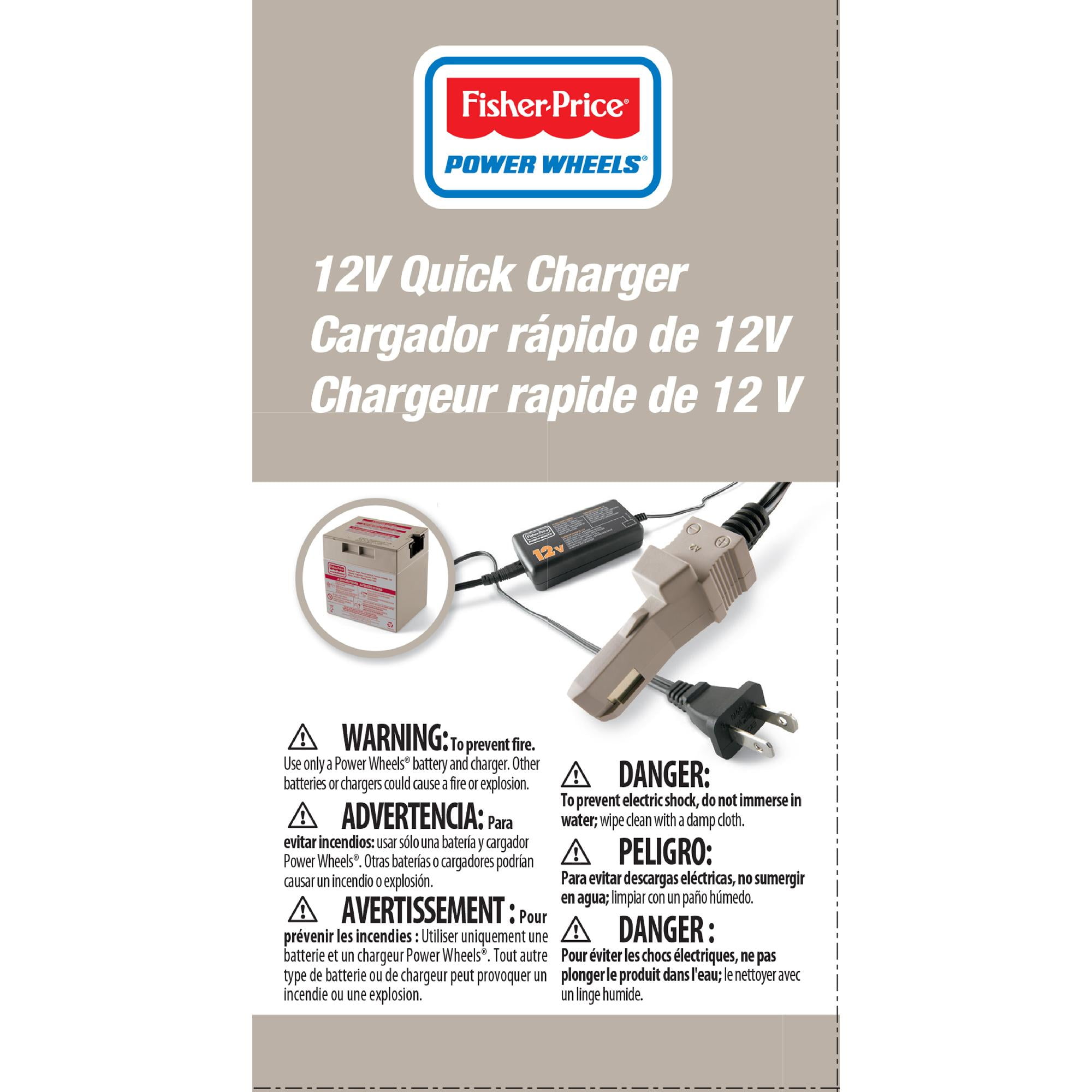 power wheels dune racer charging port