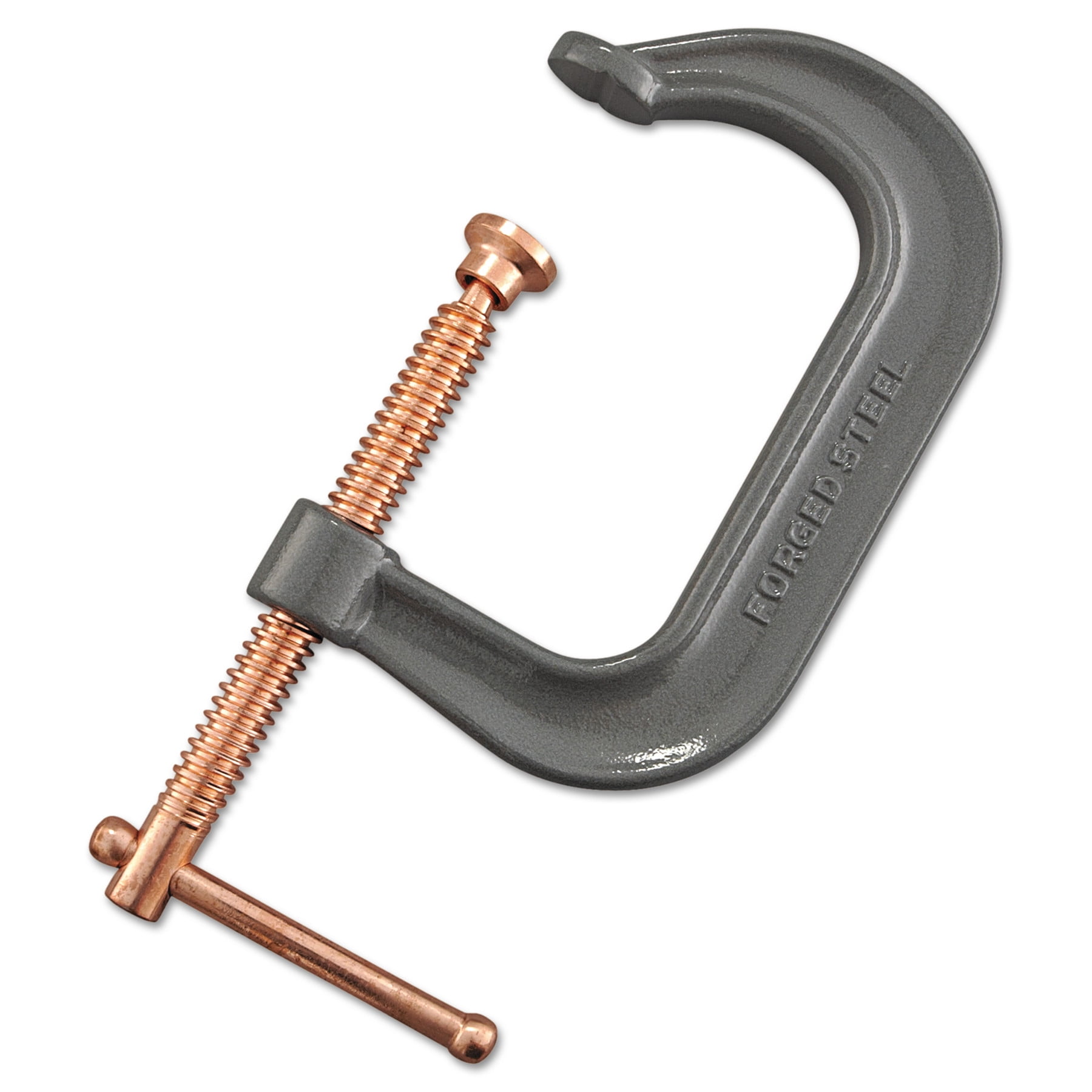 Anchor Brand Drop C Clamp, 4 1/2", Steel, Gray