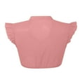 thumbnail image 4 of itvber Oktoberfest Blouse for Womens Dirndl Dress Ruffled Sleeve Front Button Tank Vest Tops for Bavarian, 4 of 7