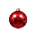 thumbnail image 3 of Bolas navideñas grandes de color rojo claro de 20/25/30 cm para decorar el árbol de Navidad, esferas gigantes plateadas y doradas para decoración del techo de bodas, 3 of 5