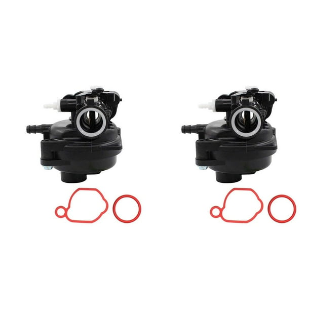 Riwesomey Reemplazo para Briggs and Stratton 450E Series 125cc Juego de anillos de sellado de carburador Cortacésped Carb 591979 595656 Como se muestra 2piezas Riwesomey CBP088537