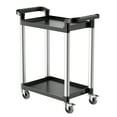 thumbnail image 1 of VEVOR Heavy Duty Utility Cart 300 lbs Capacity 2-tier Service Cart with Wheels, 1 of 9