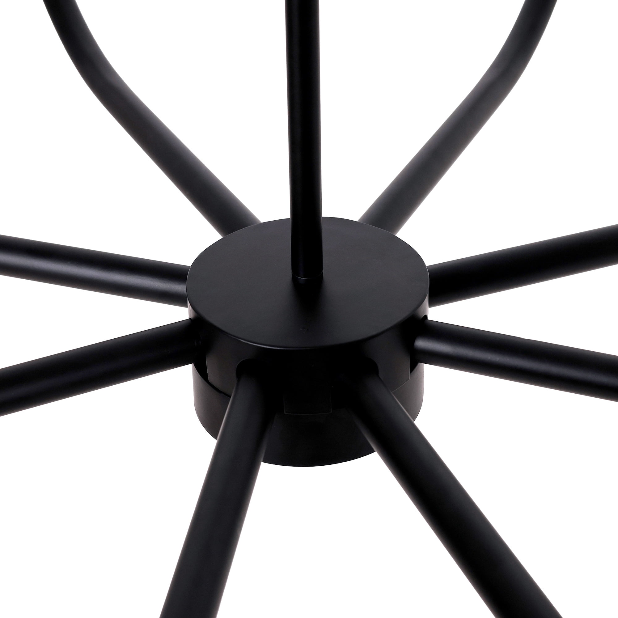 LNC Bohonicist 8 -Light Matte Black Metal Metal Chandelier