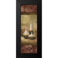 thumbnail image 2 of Marcon, Michael 7x14 Black Modern Framed Museum Art Print Titled - Ivory Vessel I, 2 of 5