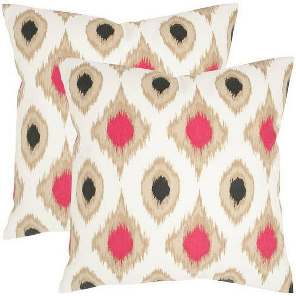 Safavieh Miranda Taupe Pillow, Set of 2