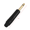 thumbnail image 3 of Gold Plating 80Pcs Plug Mono Professional 2 Pole 6.35 mm 6.5mm Stereo Jack Plug 6.35mm, 3 of 7