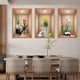 thumbnail image 1 of Decoración del hogar, decoración de habitaciones, efecto de decoración de pared, calcomanías en macetas, pasillo, escalera, pintura decorativa, hotel, restaurante, pared, plantas y flores, mural, imag, 1 of 3