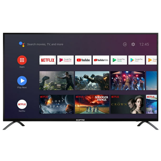 Sceptre 55 Class Tv 2160p Android Smart 4k Led Tv With Google Assistant A558cv U Walmart Com Walmart Com