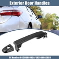 thumbnail image 2 of Unique Bargains Front Left and Right Exterior Door Handle for Toyota Camry 2012-2017 Black Pack of 1, 2 of 7