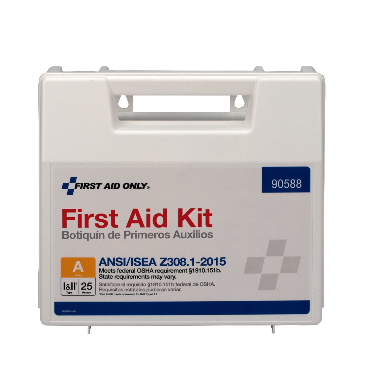First Aid Only 89 Piece Plastic First Aid Kit, ANSI Compliant