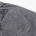 thumbnail image 4 of Nmnitkp Men's Quick Dry Cargo Shorts Elastic Waist Drawstring Multi Zipper Pockets Lightweight Outdoor Hiking Casual Summer Shorts for Men Dark Gray,XL, 4 of 8
