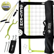 Park & Sun Spectrum PRO Volleyball Net – Professional Adjustable Outdoor Set for Beach, Grass, Backyard