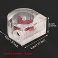thumbnail image 3 of G1/4 Thread PC Water Cooling System Tool, 12.9mm Interface Diameter 3 Impeller Meter, Acrylic Material Computer Components, 3 of 8