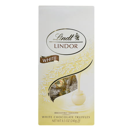 Lindt LINDOR White Chocolate Truffles 8.5oz Bag - Walmart.com