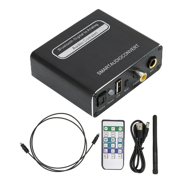 Suministros para altavoces,Adaptador convertidor de audio Bluetooth DAC Convertidor de audio digital a analógico Eficiencia maximizada
