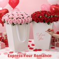 thumbnail image 4 of ANHXN  Flower Bouquet Bags with Ribbon Handles Large Paper Bouquets Gift Bags Florist Packaging for Wedding Mother's Day Birthday, 4 of 7