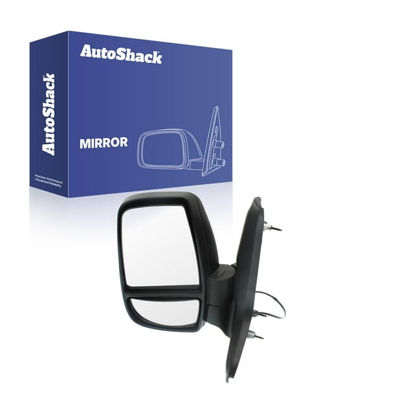 AutoShack Driver Side Mirror Power Non-Heated Black | Replacement for 2015-2017 Ford Transit-250 2015-2017 Ford Transit-350 | 1-PC