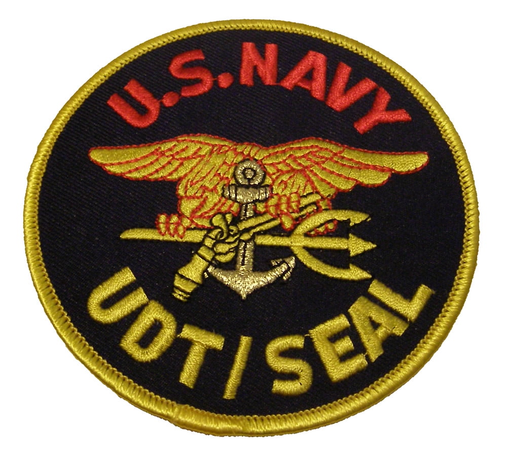 U. S. NAVY UDT/SEAL with TRIDENT PATCH Medium Color Veteran Owned