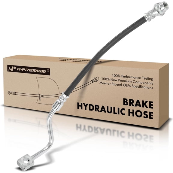 A-Premium Rear Passenger Brake Hydraulic Hose Compatible with Select Chevy Models - Malibu 2016 with Manual Parking Brake