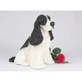 thumbnail image 1 of Cocker Spaniel Black and White Cremation Pet Urn for a Dog Memorial in remembrance of your beloved family pet, 1 of 1