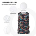 thumbnail image 3 of Honeii Colorful Fish print basktball shirt for men and women, Unisex basketball jersey for Theme party-Medium, 3 of 6