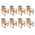 thumbnail image 3 of vidaXL 9 Piece Outdoor Dining Set Solid Acacia Wood, 3 of 4