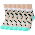 thumbnail image 1 of Enerwear 6P Pack Sheer Mesh Transparent Socks Ultrathin Fishnet Ankle Sock, 1 of 3