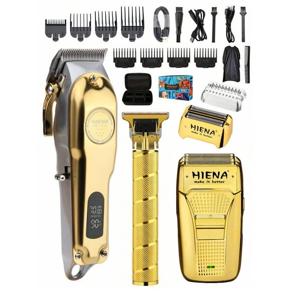 HIENA PRO Three-Piece Hair Clipper Set