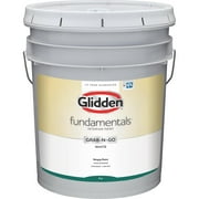 PPG GLFIN10WH-05 5 gal Glidden Flat Latex Fundamentals Interior Paint