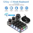 thumbnail image 3 of Teclado programable personalizado 12/3 Key Knob RGB personalizado para PC Macbook Laptop Barbie Nuevos Originales, 3 of 9