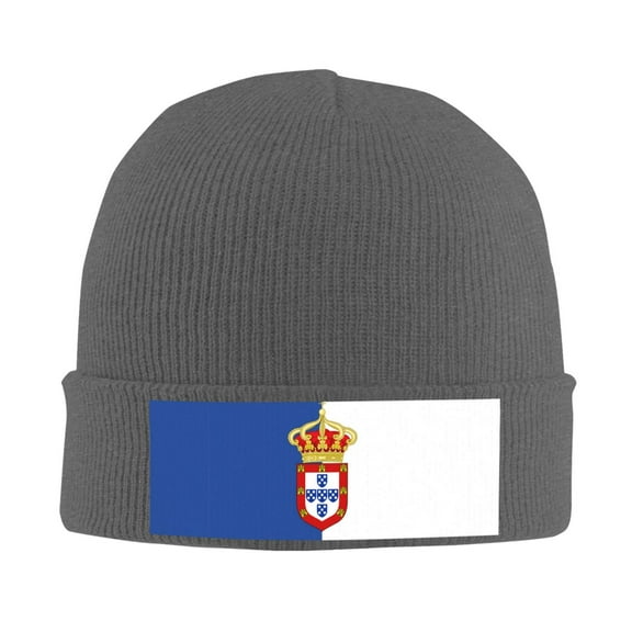 Portugal Alternative Flag Beanie Hat Men Women Warm Printed Cap Knit Beanies Hats Outdoor Winter Deep Heather