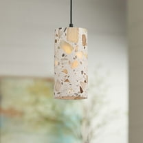 Possini Euro Design Possini Euro Petroglyph 5" Wide Natural Stone Mini-Pendant Light